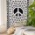 White Peace Symbol Cotton Wall Tapestry