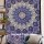 Small Purple 3 D Star Elephants Mandala Wall Tapestry