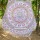 Pink Multi Bohemian Medallion Circle Cotton Thin Sheet Roundie Towel