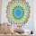 Large Orange Trippy Medallion Circle Mandala Tapestry Wall Hanging