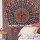 Small Red Ghoomar Joyful Medallion Mandala Wall Tapestry, Hippie Bedding