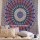 Blue Multi Plum & Bow Medallion Mandala Wall Tapestry