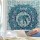 Blue & Green Asian Elephant Mandala Deja Vu Tapestry