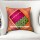 Green Big Paisley And Pink Vibrant Color Designs Silk Sari Pillow Sham