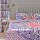 Purple Chandeliers Ombre Mandala Duvet Covers with Set of 2 Pillow Case