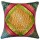 Vibrant Colorful Unique Decorative Boho Gypsy Style Silk Pillow Cover