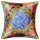Multi Colored Indian Handcrafted Unique Bengal Silk Sari Made Throw Pillow Case