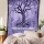 Purple Small Celtic Spirits Tree Of Life Tapestry