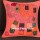 Pink Decorative and Bohemian Accent Patchwork Elephant Pillow Case 16X16