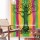 Multi Rainbow Colorful Shibori Striped Tie Dye Dry Tree of Life Tapestry 