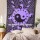 Purple Chinese Yin Yang Ball Wall Tapestry, Hippie Wall Hanging 