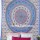 Blue Pink Asian Elephants Rings Medallion Mandala Tapestry