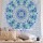 Sea Green & Blue Zumba Boho Mandala Tapestry