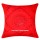 24X24 Inch Decorative Red Mirror Embroidered Cotton Square Pillow Cover