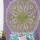 Large Purple Paisley Wheel Hippie Mandala Tapestry