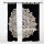 Black & White Rangoli Mandala Tapestry Curtain Panel Pair 38X84 Inch