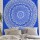 Royal Blue Bohemian Dreams Mandala Throw Bedspread Wall Tapestry