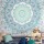 Sea Green Folklorica Medallion Mandala Tapestry