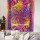 Multi Pink & Purple Hindu OM Chakra Tie Dye Tapestry Wall Hanging