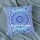 Blue Decorative Ombre Mandala Throw Pillow Cover