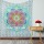 Sea Green Multi Camellias Mandala Hippie Tapestry Wall Hanging