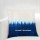 Blue & White Waves Shibori Design Indigo Pillow Sham 16x16 Inch