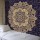 Blue & Gold Mandala Tapestry Wall Hanging