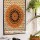 Orange & Yellow Kerala Mandala Poster Tapestry Wall Hanging