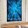 Turquoise Multi Locust Trees Tie Dye Wall Art Poster 