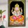 Hindu God Ganesha Cotton Fabric Cloth Poster Tapestry