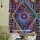 Twin Multi Tie Dye Celestial Sun Moon Stars Hippie Cotton Tapestry Wall Hanging