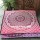 Pink Midnight Bloom Ombre Mandala Square Floor Pillow Cover 36X36 Inch