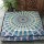 White & Blue Mandala Square Floor Pillow Cover 36" Inch