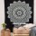 Twin Black & White Rangoli Mandala Wall Tapestry