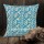 24" Big Turquoise Indian Decorative Ikat Kantha Throw Pillow Cover