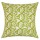 Green Accent Kantha Ikat Kantha Oversized Throw Pillow Cover