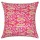 Pink Large Kantha Paisley Cotton Outdoor Living Throw Pillow