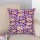 Large Purple Decorative Paisley Pattern Cotton Throw Pillow Cushion Cover