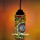 Floral Design Turkish Cylinder Pendant Light Lamp