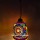 Mosaic Glass Hanging Lamp Lantern Pendant Light
