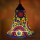 Mosaic Glass Traditional Bell Shaped Pendant Light Fixture Lamp Shade