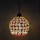 Dome Shaped Mosaic Glass Ceiling Pendant Light Lamp