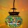 Turkish Style Mosaic Glass Ellipse Pendant Light Lamp