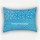 Turquoise Indigo Polka Dots Cotton Pillow Shams Set of 2