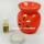 Orange Oil Burner Diffuser Set with Aroma Oil & Tea Light