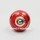 Golden Circle Red Ceramic Drawer Knobs Set Of 2 