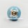 Turquoise Polka Dots Kitchen Ceramic Dresser Knobs Set Of 2 