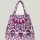 Burgundy Star Medallion Beach Tote Bag