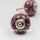 Maroon Decorative Star Ceramic Cabinet Knobs Set of 2