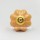Solid Yellow Decorative Drawer Ceramic Knobs Set of 2